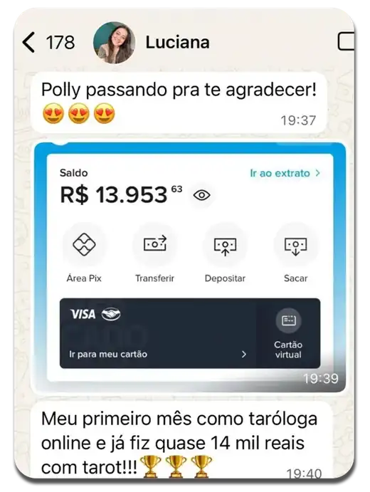 Depoimento de aluna