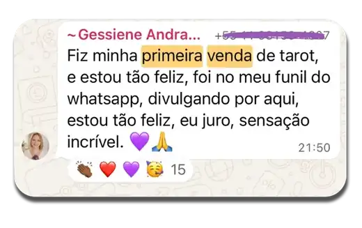 Depoimento de aluna