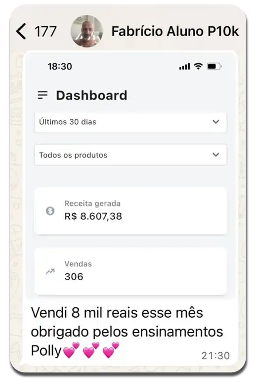 Depoimento de aluna